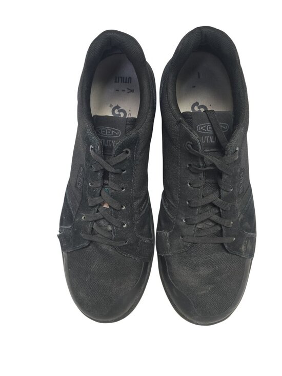 Keen Men\'s Low-Cut Kenton Composite Toe Work Shoes 1029360D Black/Gum Size 12D main image 10